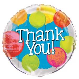 18" Bright Thank You Foil Balloon