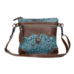 Azure Aesthetic Leather & Hairon Bag