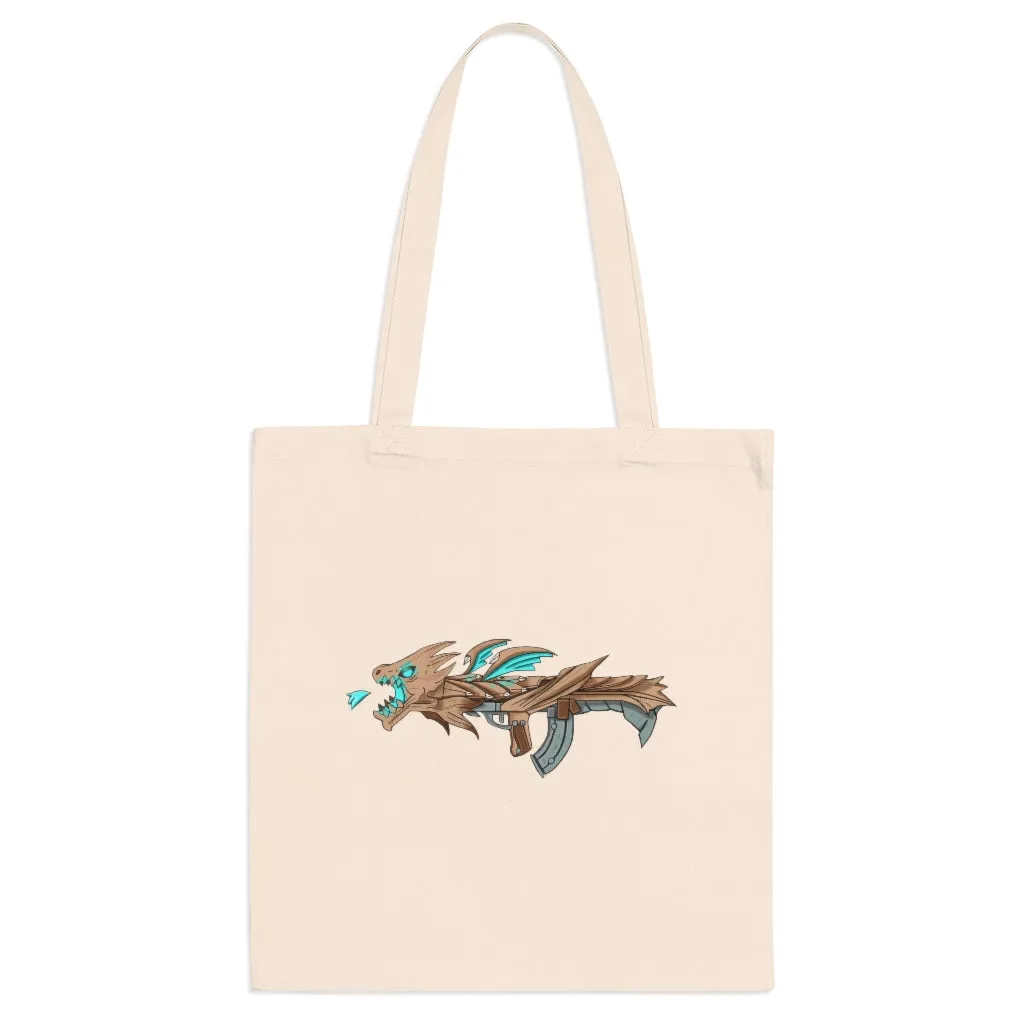 Blue Dragon Gun Tote Bag