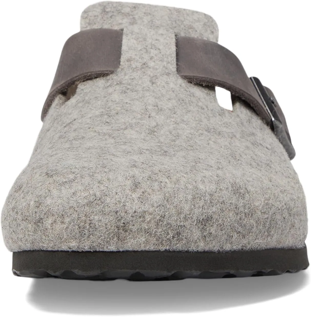 Boston Clogs - Wool/Leather (Unisex) Birkenstock, Light Gray/Iron