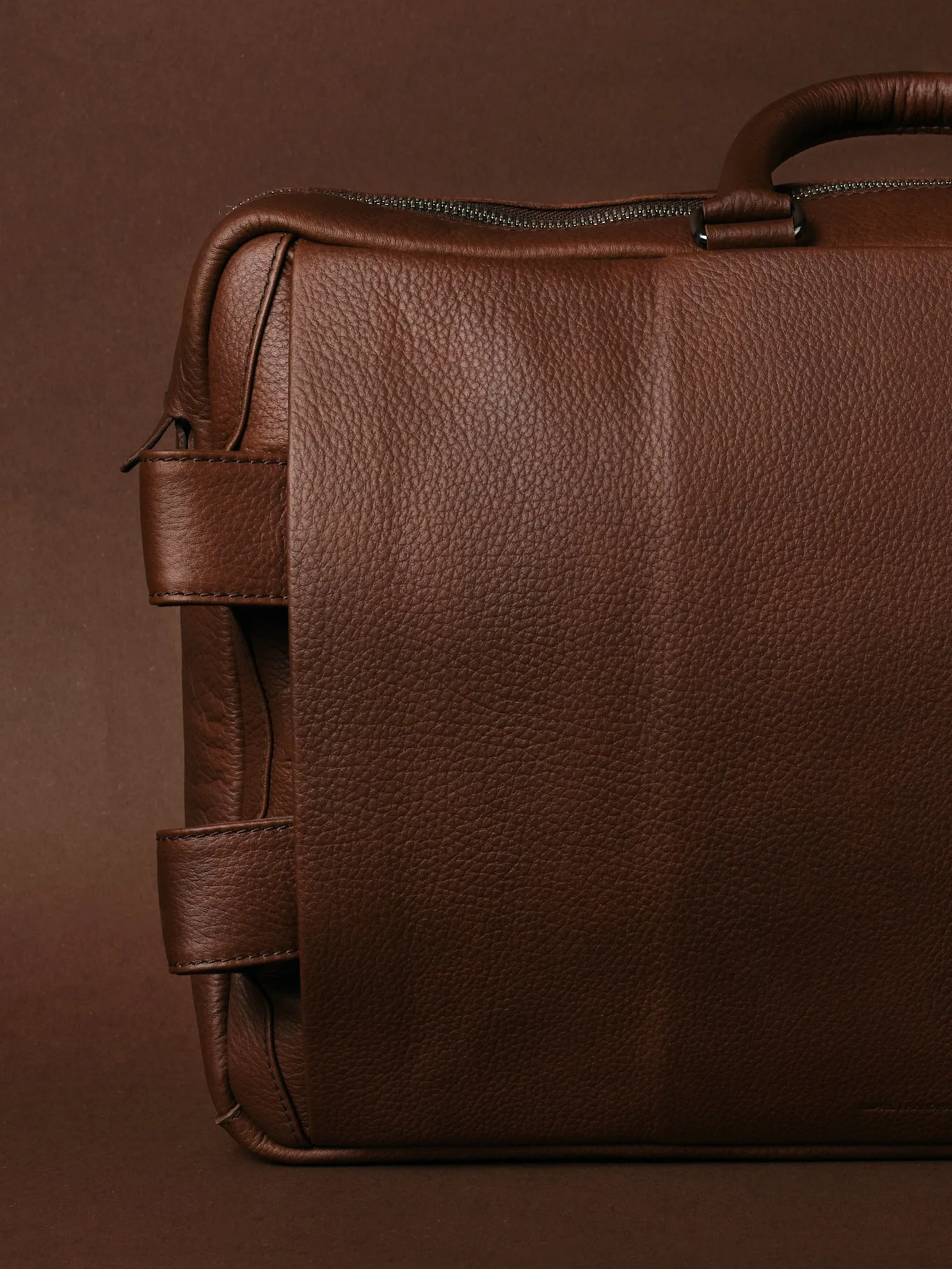 Briefcase Backpack · Brown