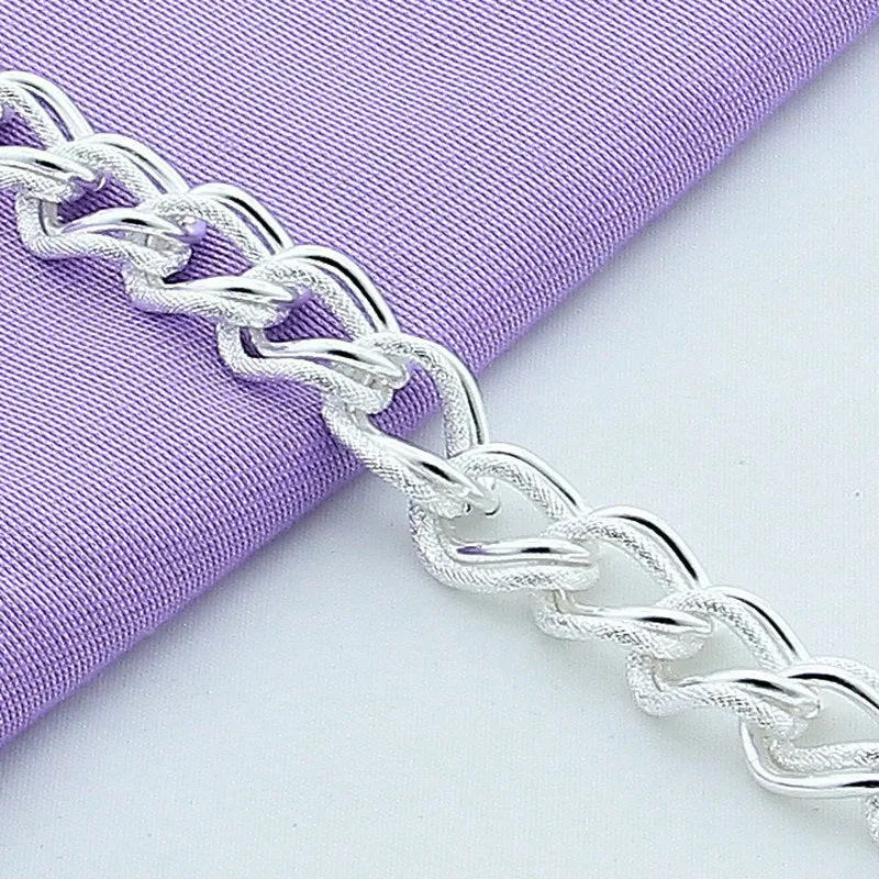 Chunky Silver Chain Bracelet