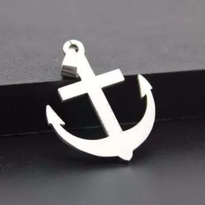 Classic Mariner's Anchor Stainless Steel Necklace