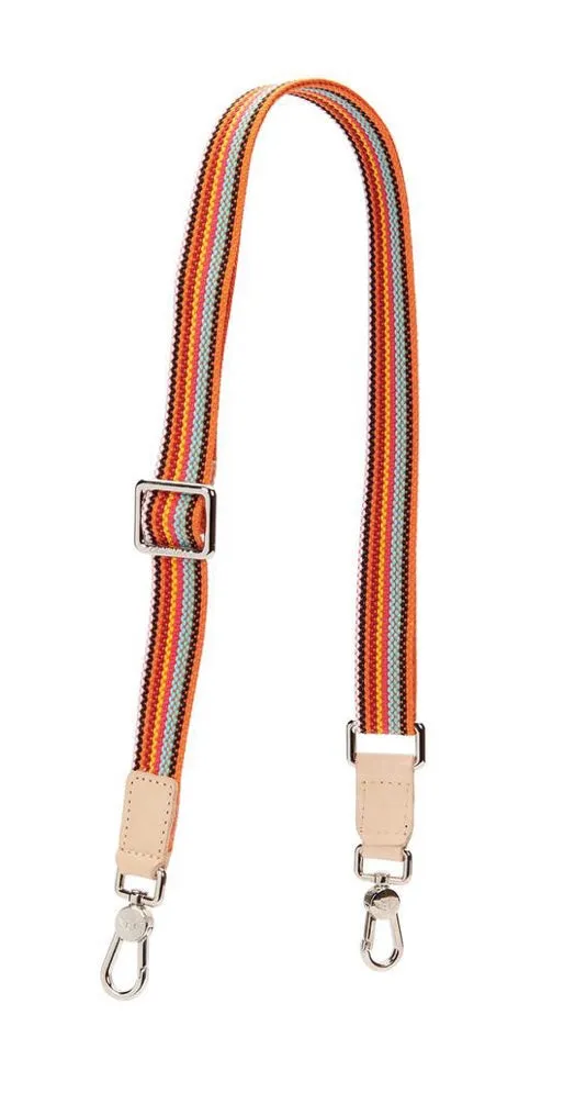 Consuela 1” Orange Webbing Slim Crossbody Strap 9038