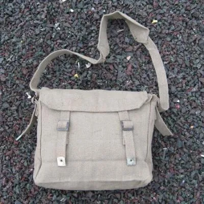 Cotton-Webbing Small Basic Haversack. New. Olive Green.