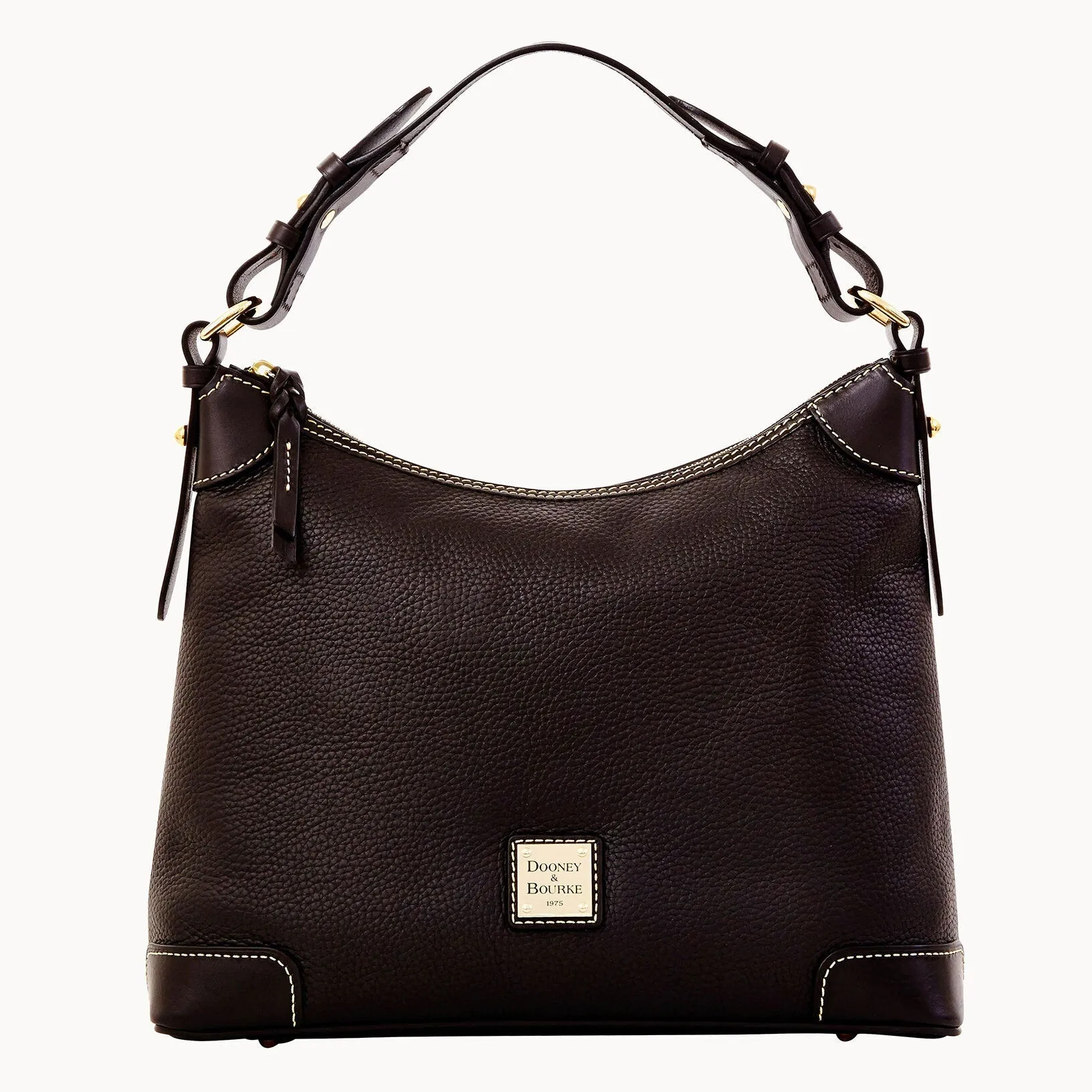 Dooney & Bourke Pebble Grain Hobo Bag, Black