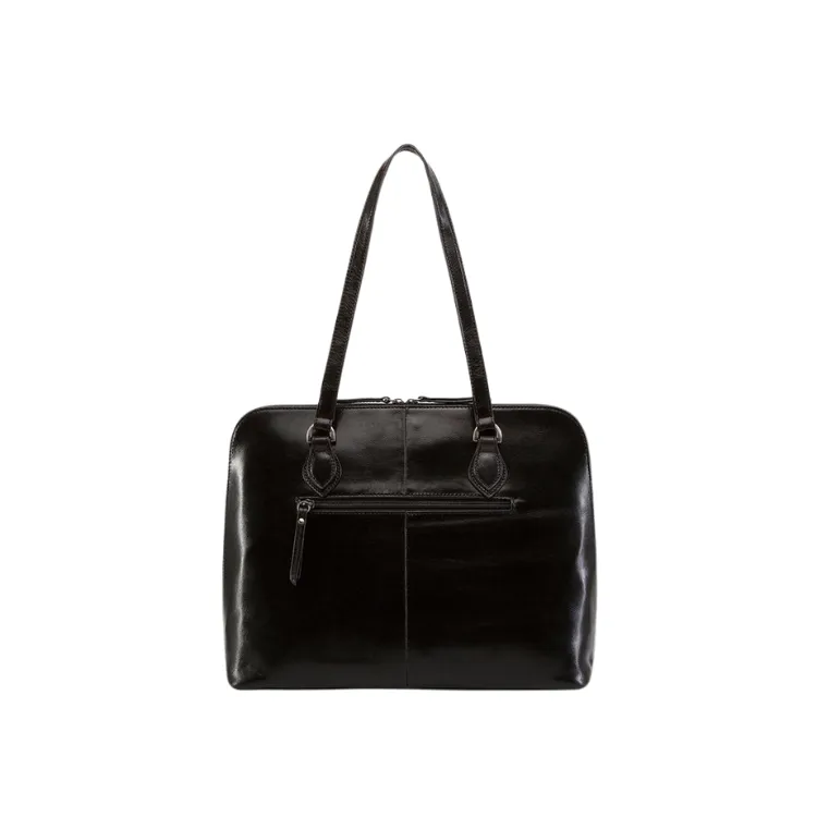 Jekyll & Hide Medium Leather Laptop Handbag - Black