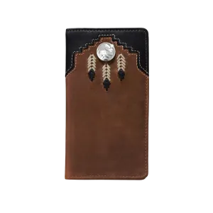 Leegin Men's Checkbook Bifold Wallet