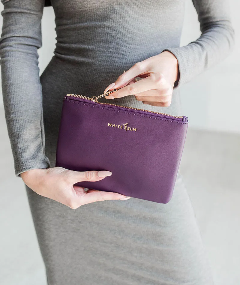 Maia Cosmetic Bag - Plum