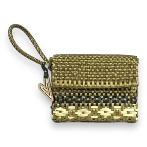 Maria Victoria | Eden CA | Upcycled, Handwoven, Wristlet