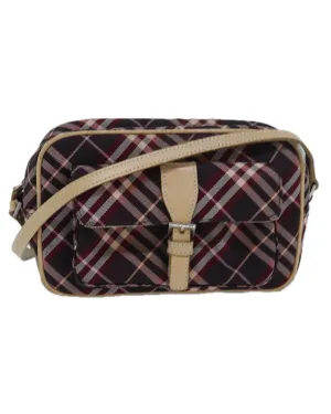 Nova Check Nylon Shoulder Bag with Adjustable Strap