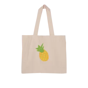 Pineapple Large Organic Tote Bag