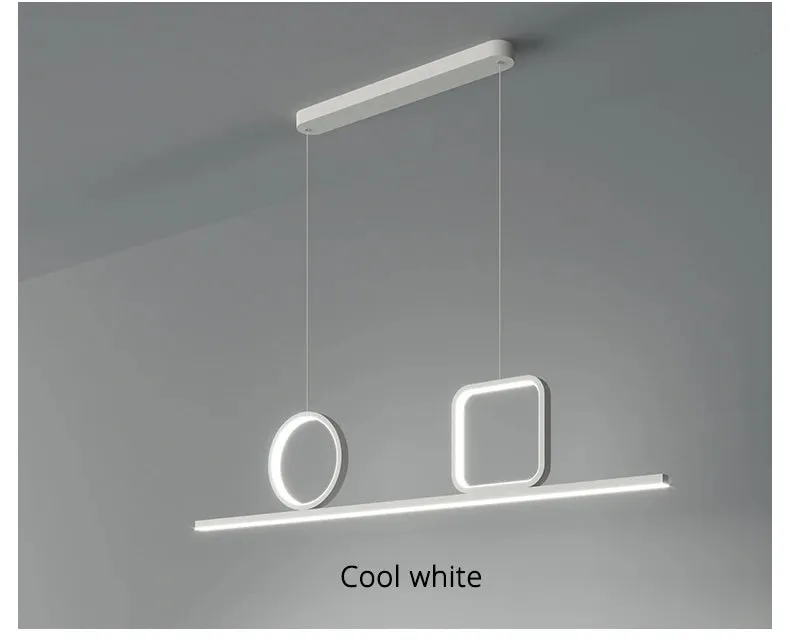 QIYI Seima Black White LED Pendant hanging lamp