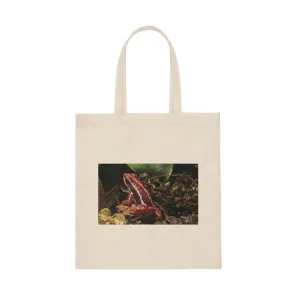 Red Frog Canvas Tote Bag