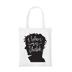 Sherlock Tote Bag - I Believe In Sherlock