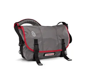 Timbuk2 D-Lux Bondage Messenger Bag XSmall - Gunmetal / Rev Red