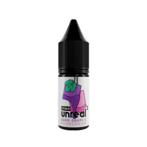 Unreal 2 Dark Grape & Bubblegum 10ml Nic Salt E-Liquid