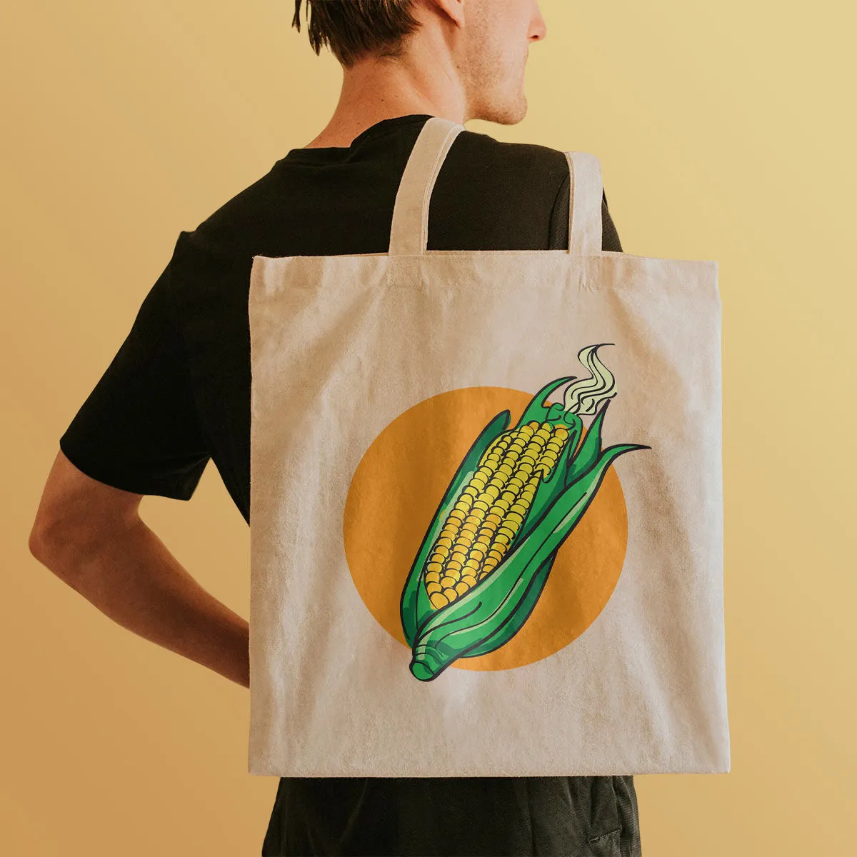 Very Veggie Large Canvas Grocery Tote Bag Market Totes