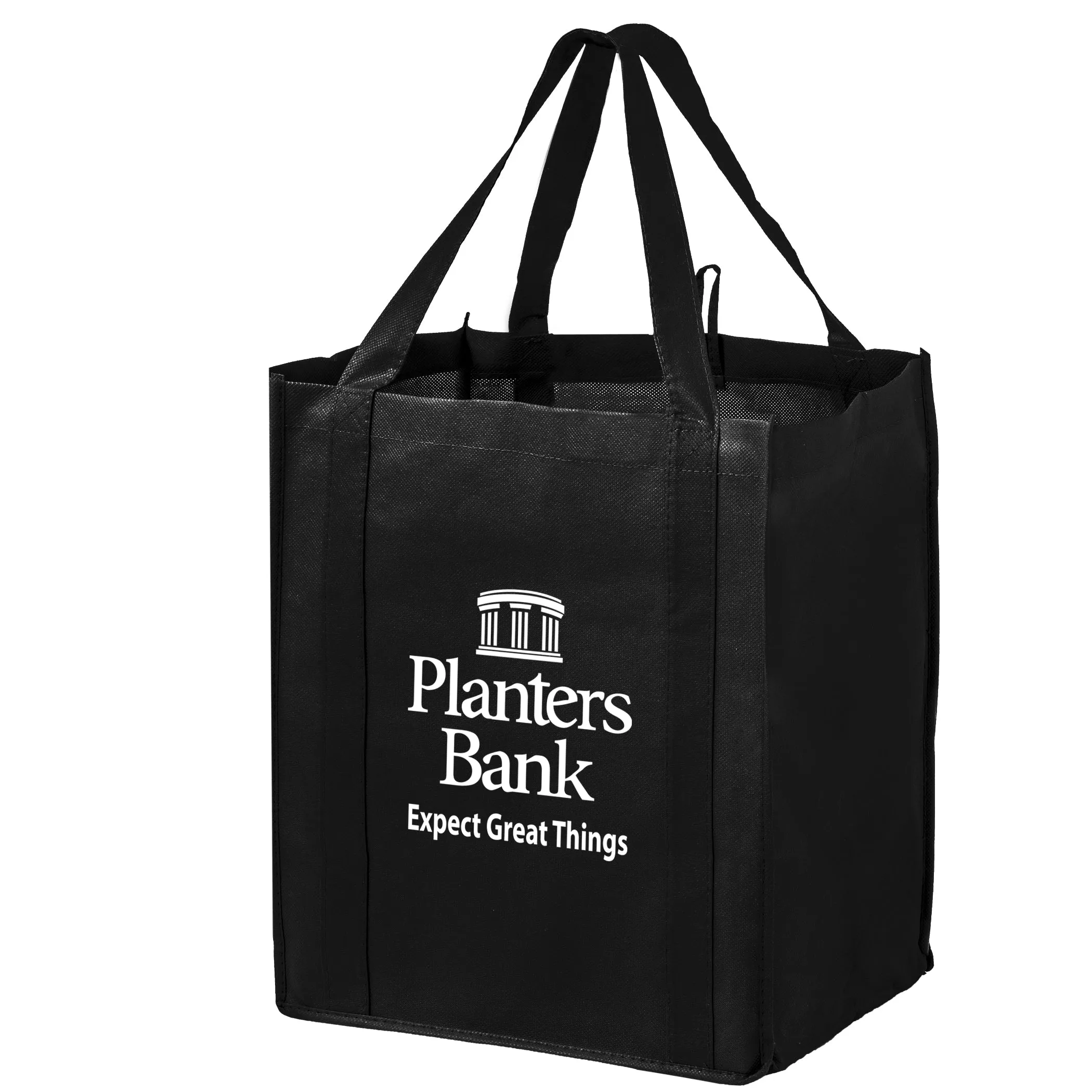 Wholesale Non-Woven Wine and Grocery Tote Bag with Insert - Wg131015