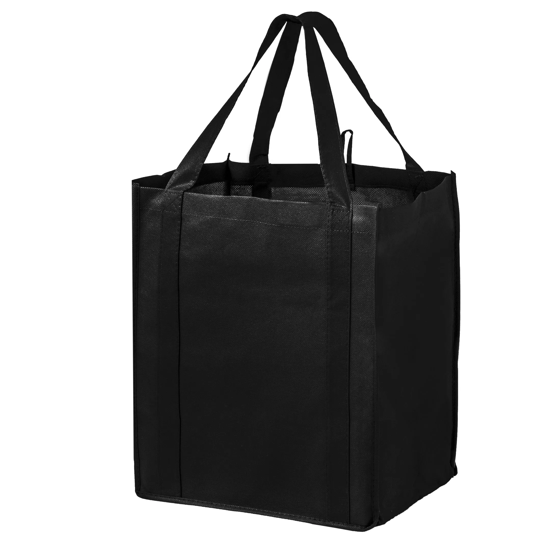 Wholesale Non-Woven Wine and Grocery Tote Bag with Insert - Wg131015