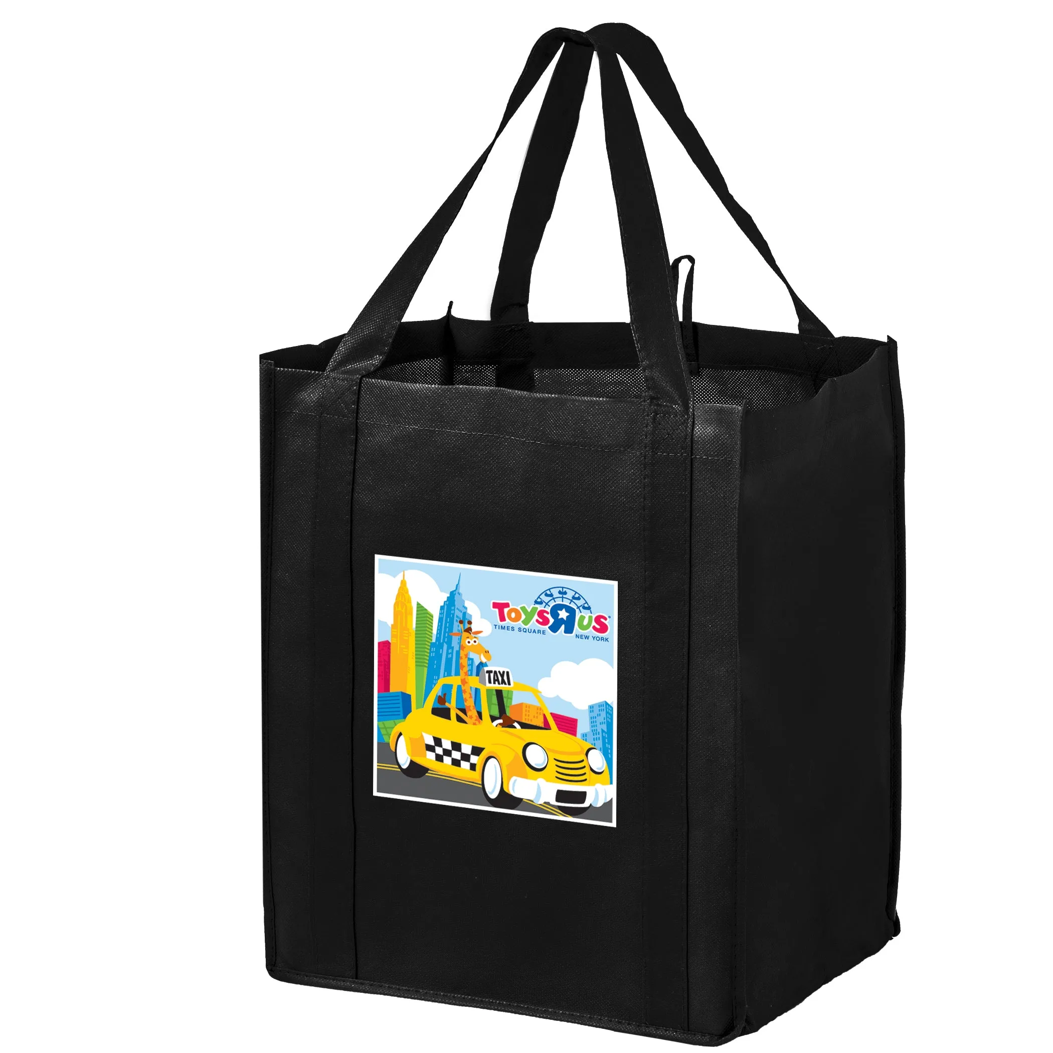 Wholesale Non-Woven Wine and Grocery Tote Bag with Insert - Wg131015